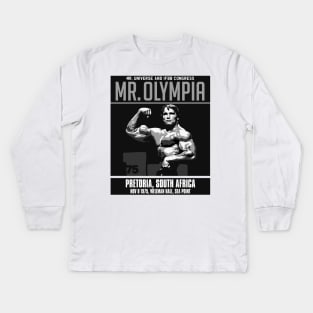 Mr Olympia 1975 Kids Long Sleeve T-Shirt